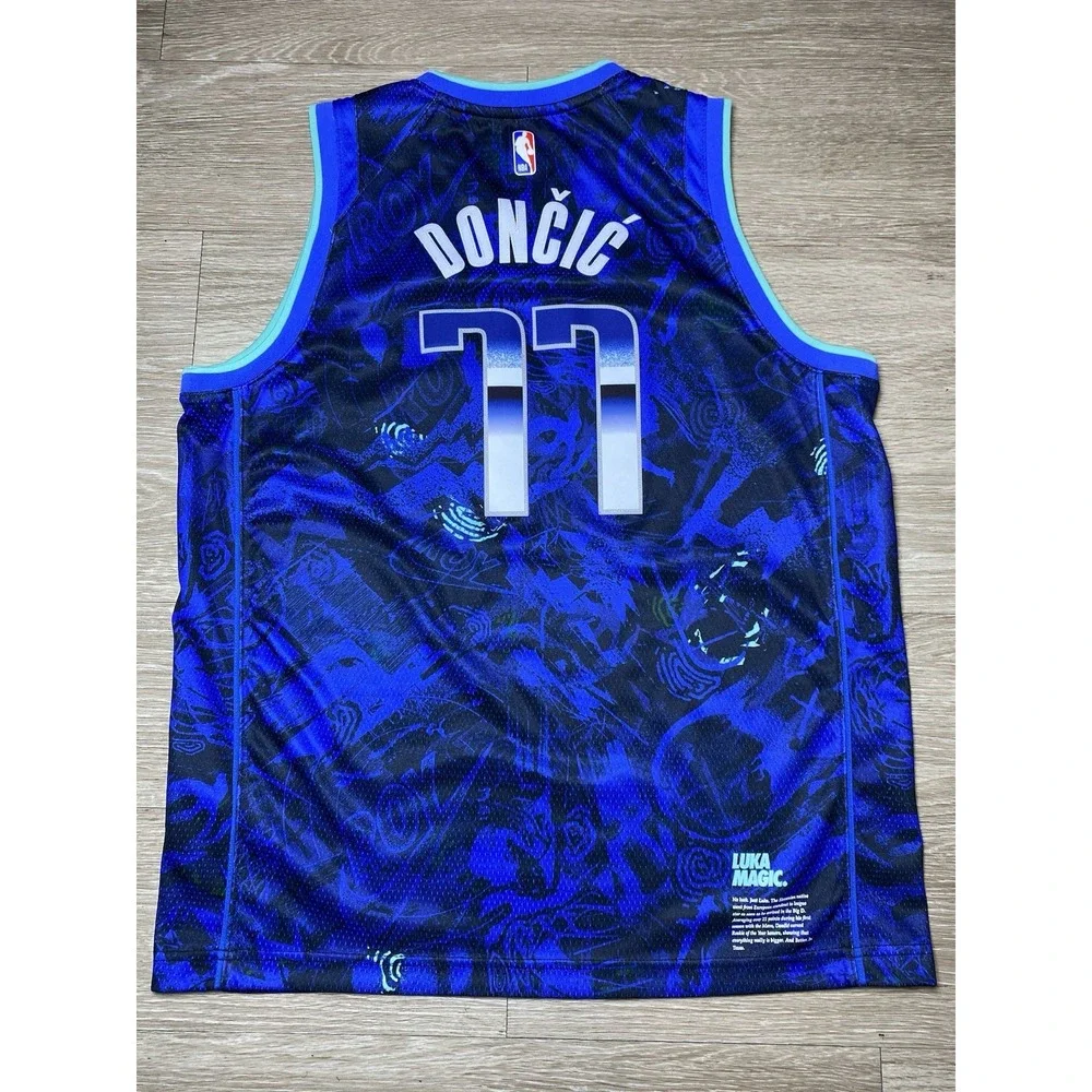 Authentic Nike Dallas Mavericks Luka Doncic Select Series Jersey Kids Size‎ XL